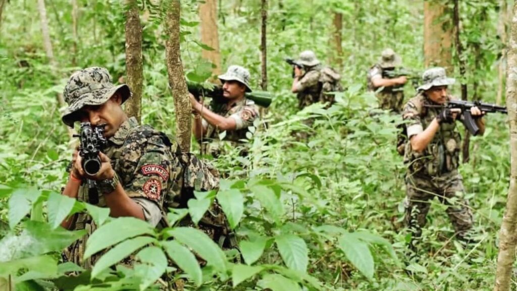 Security force in Jungle