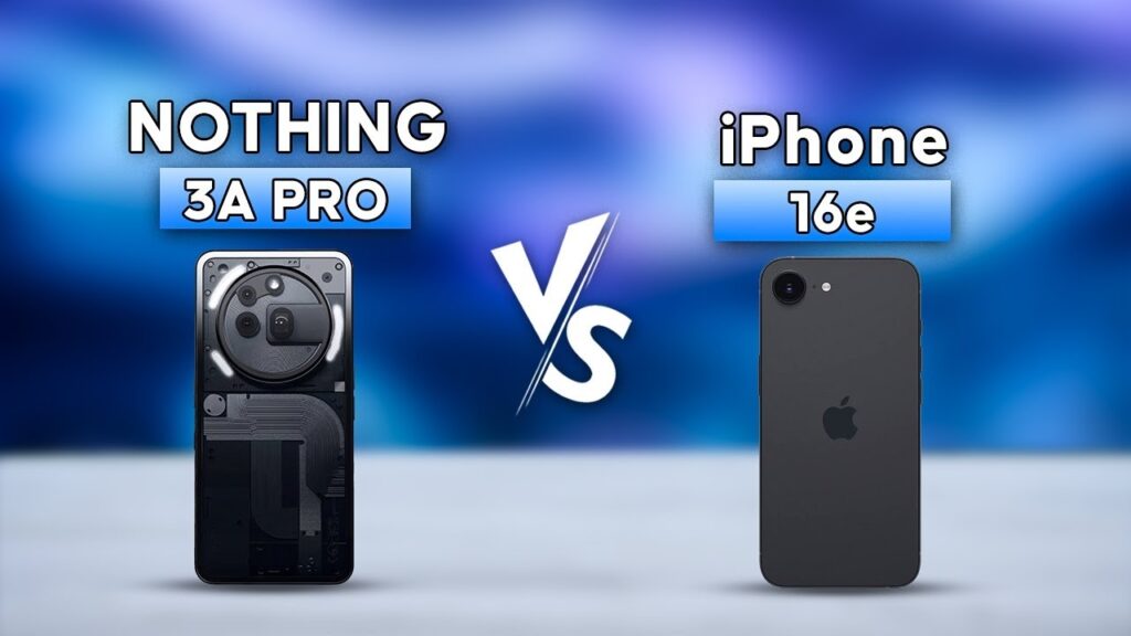 Nothing Phone (3a) Pro vs. iPhone 16e